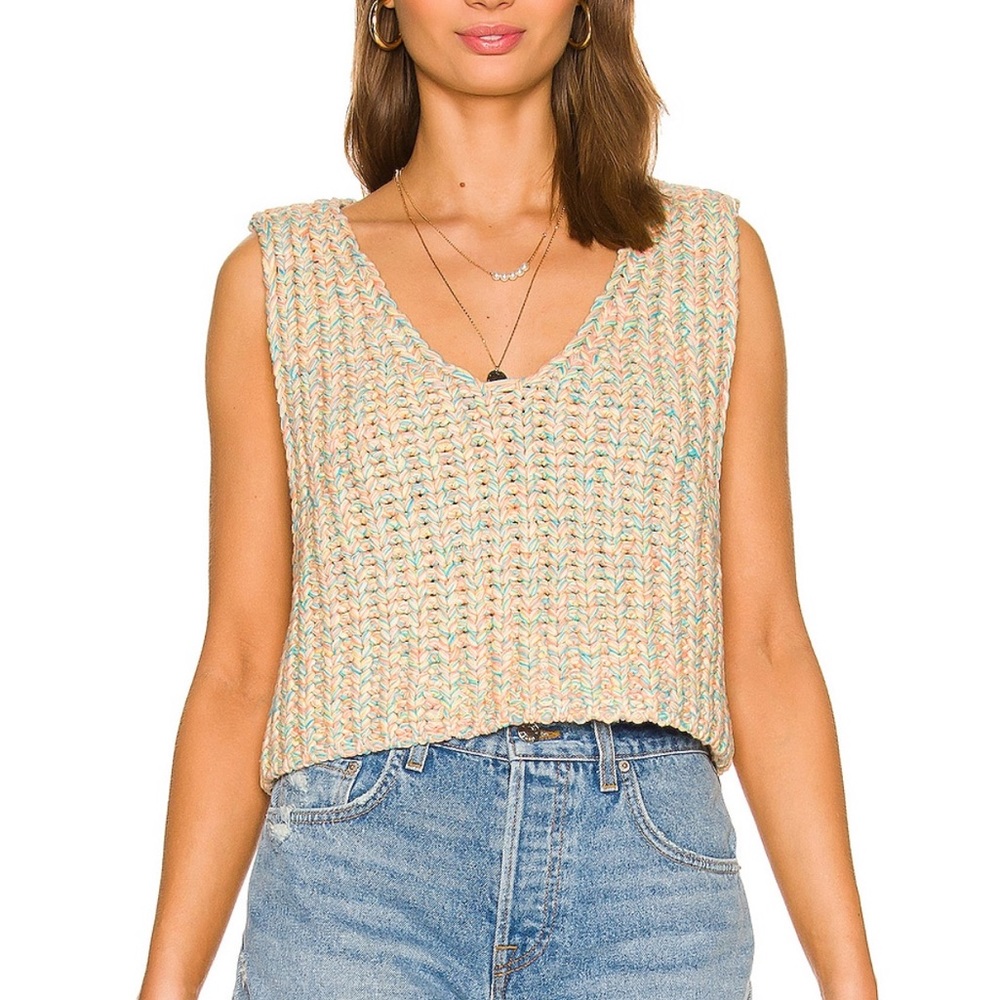 Free people cropped sweater vest